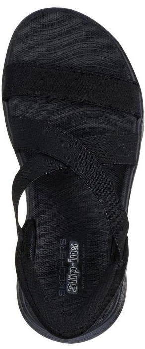 Moterų basutės Skechers GO WALK FLEX SANDAL GLIMMER UP 141489 BBK