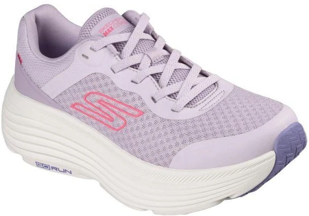 Moterų bėgimo bateliai Skechers Max Cushioning, violetiniai, 129470 LAV