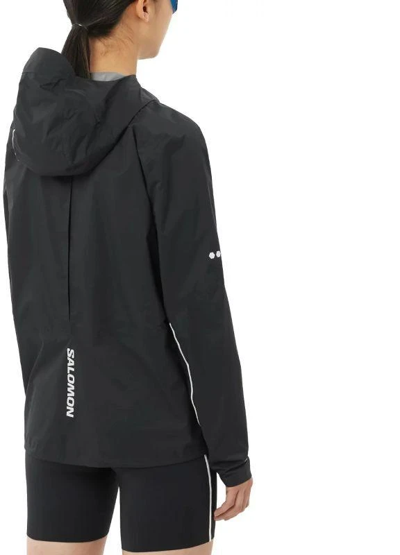 Moterų bėgimo striukė Salomon Bonatti Pro JKT W LC2770800, juoda, L dydis