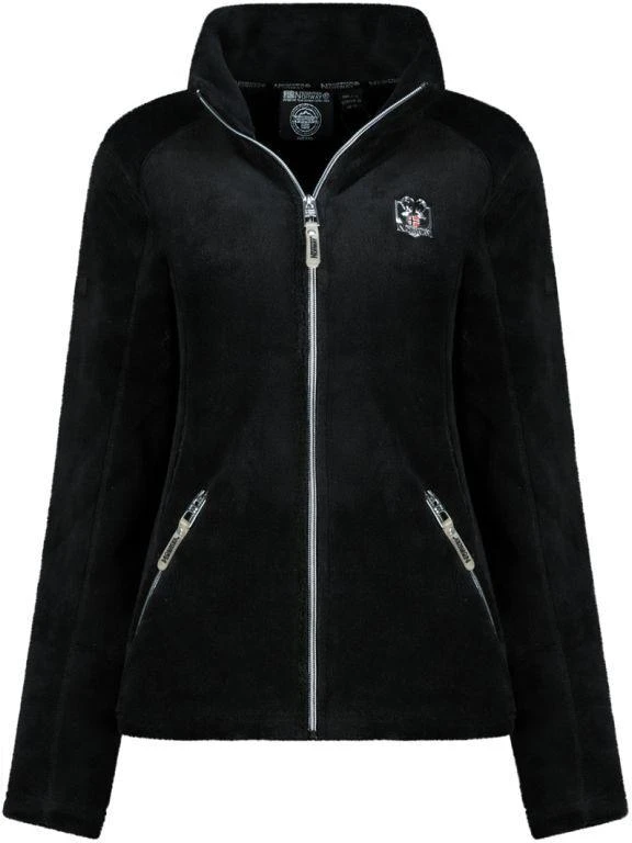 Moterų flisinis džemperis Geographical Norway Ticarina Juodas Db Lady 0124 juodas (WZ8079F/GN-Juodas)