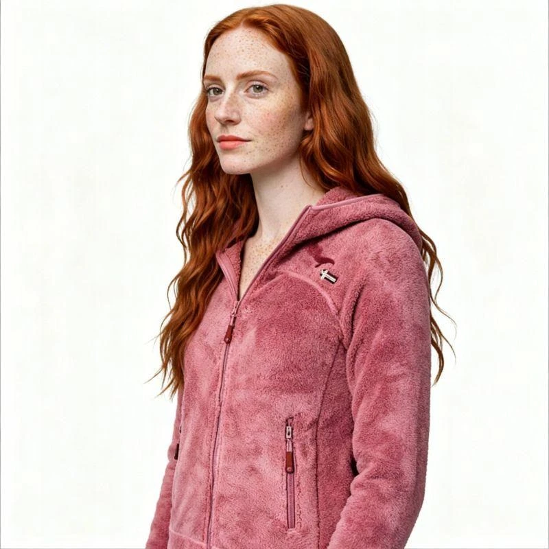 Moterų fliso striukė UPALOOD BPINK DB lady 047-1 BLUSH Rožinis (WZ4197F/GN-ROSE BLUSH) Geographical Norway
