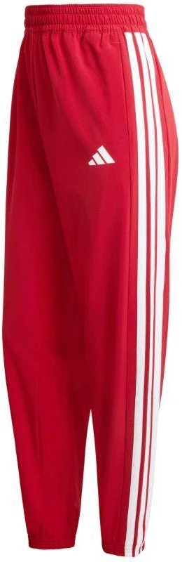 Moterų kelnės adidas Train Essentials 3-Stripes Woven, raudonos, KF8554