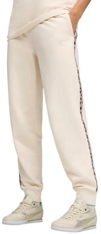 Moterų kelnės Puma ESS Graphic Animal Comfort smėlio spalvos 692464 87