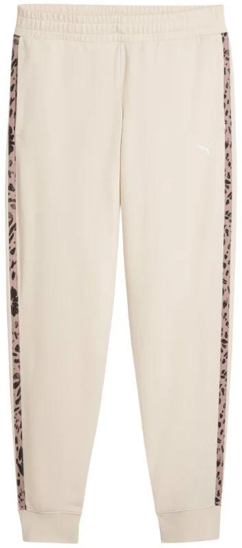 Moterų kelnės Puma ESS Graphic Animal Comfort smėlio spalvos 692464 87