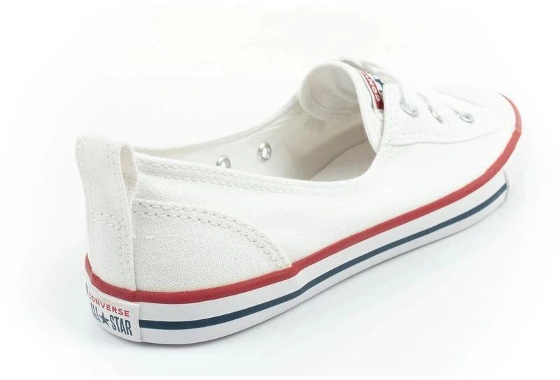 Moterų laisvalaikio bateliai Converse Chuck Taylor All Star Ballet Lace balti
