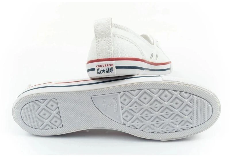 Moterų laisvalaikio bateliai Converse Chuck Taylor All Star Ballet Lace balti