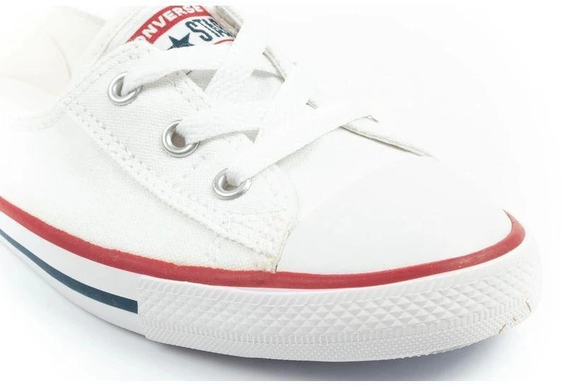 Moterų laisvalaikio bateliai Converse Chuck Taylor All Star Ballet Lace balti