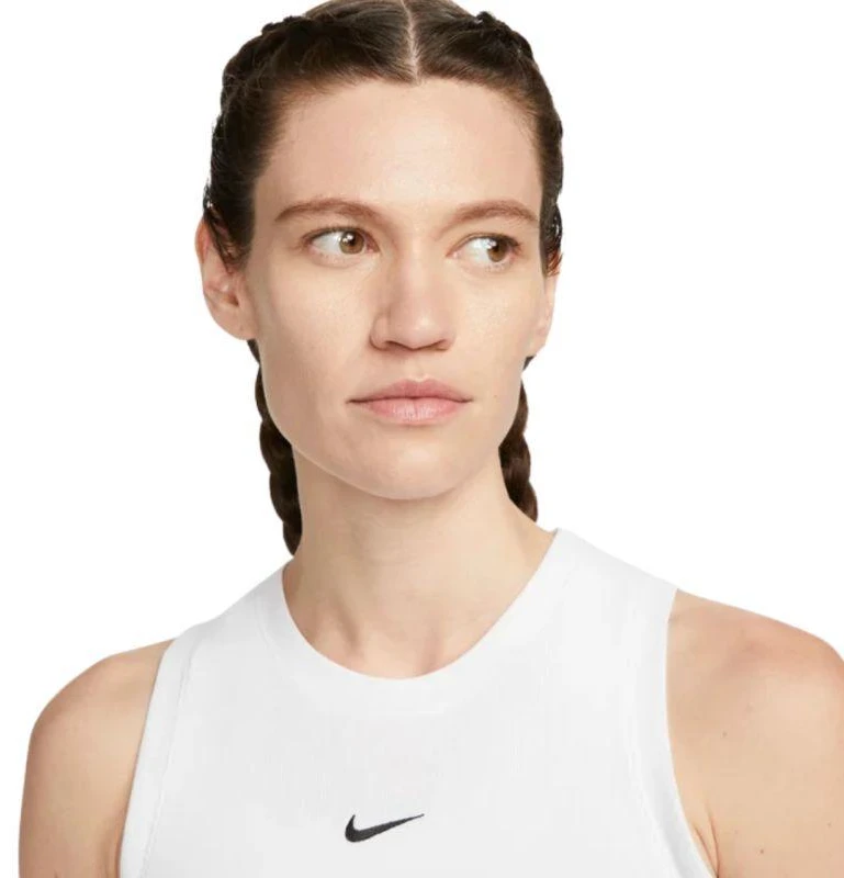 Moterų marškinėliai Nike Sportswear Chill Knit Baltas FB8279 100