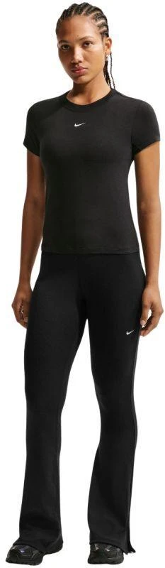 Moterų marškinėliai Nike Sportswear Chill Knit, juodi, FV5508 010