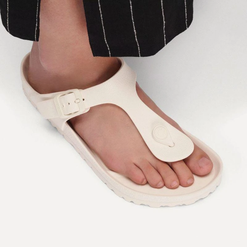 Moterų šlepetės per pirštą Birkenstock GIZEH EVA 1031278 EGGSHELL (standartinis plotis)