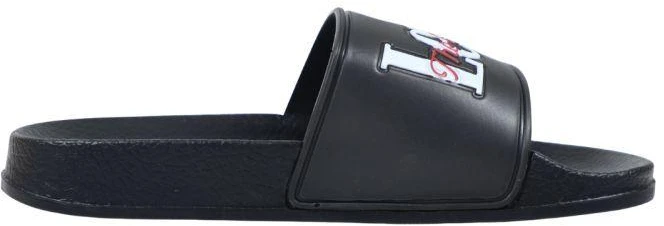 Moterų šlepetės per pirštą Levi's Pool S, juodos VPOL0251S-0003