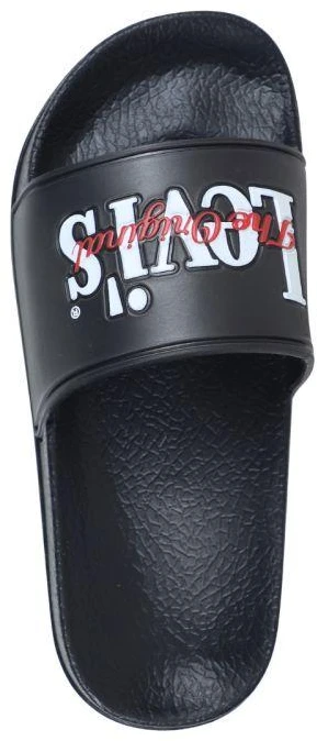 Moterų šlepetės per pirštą Levi's Pool S, juodos VPOL0251S-0003