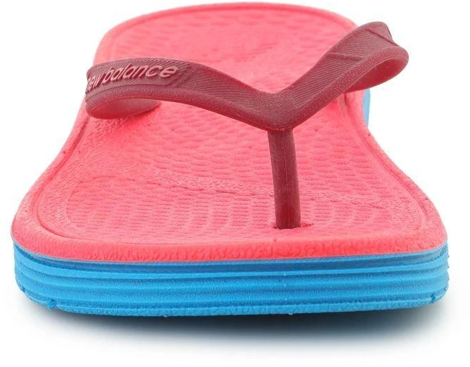 Moterų šlepetės per pirštą NEW BALANCE PRO THONG, mėlynos/bordo/rožinės spalvos, NBW6076BMP
