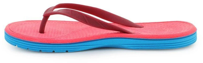 Moterų šlepetės per pirštą NEW BALANCE PRO THONG, mėlynos/bordo/rožinės spalvos, NBW6076BMP