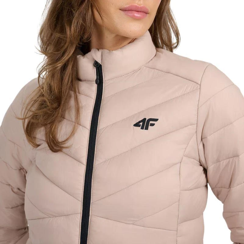 Moterų striukė 4F F0855 smėlio spalvos 4FWSS26TDJAF0855 83S