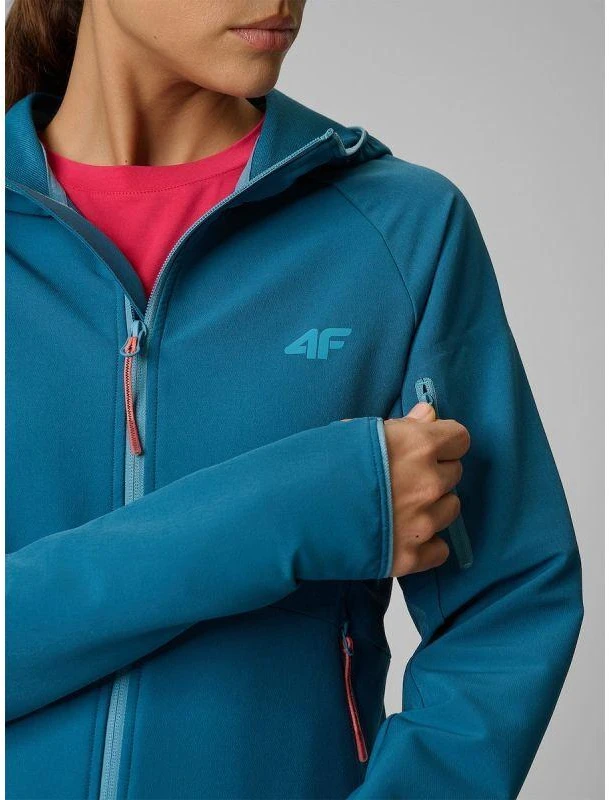 Moterų vėjui atspari „softshell“ striukė 4F 4FRSS26TSOFF645-46S