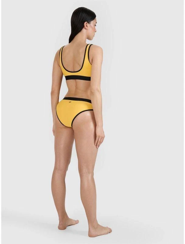 Moterų vidutinio liemens bikini kelnaitės 4F 4FWSS25UBKBF078-71S