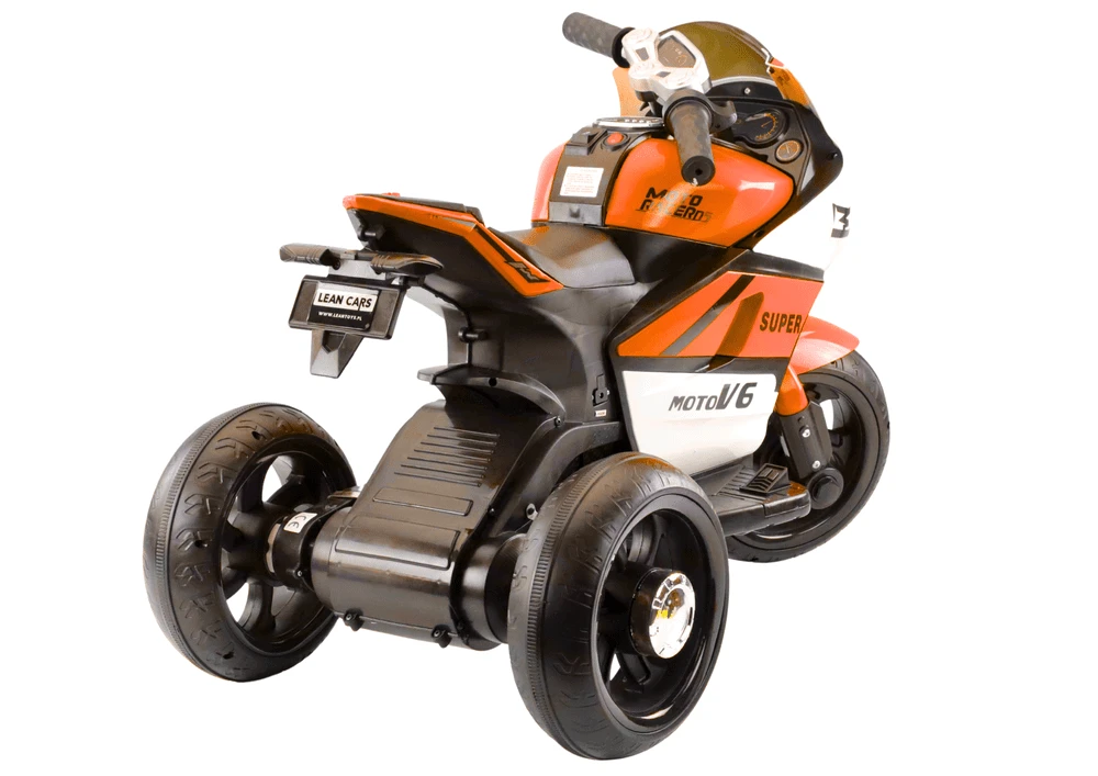 Lean Cars Elektrinis motociklas vaikams Moto V6 HT-5188, oranžinis