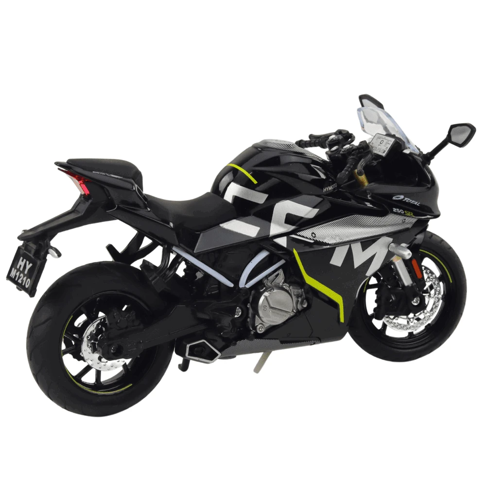 Lean Toys SPORTINIS MOTOCIKLAS IŠ METALO – Juodas 250 SR 1:12