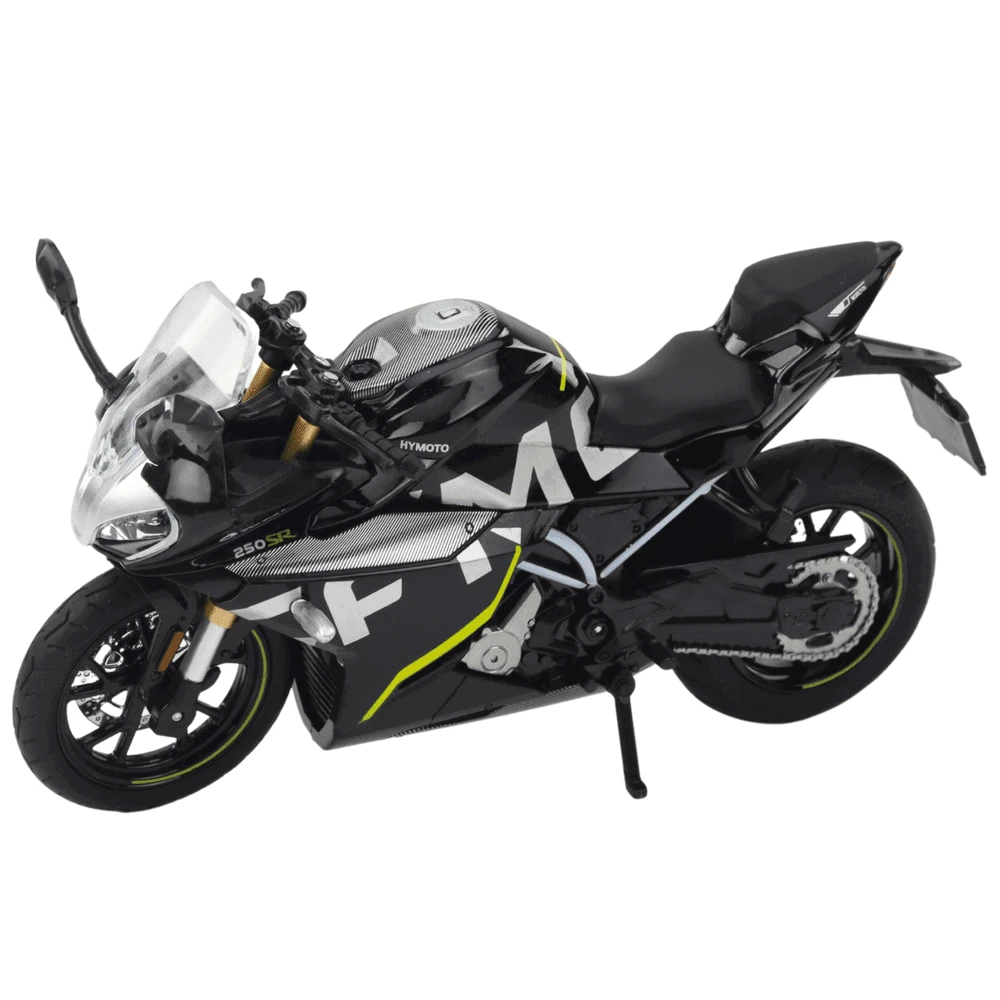 Lean Toys SPORTINIS MOTOCIKLAS IŠ METALO – Juodas 250 SR 1:12
