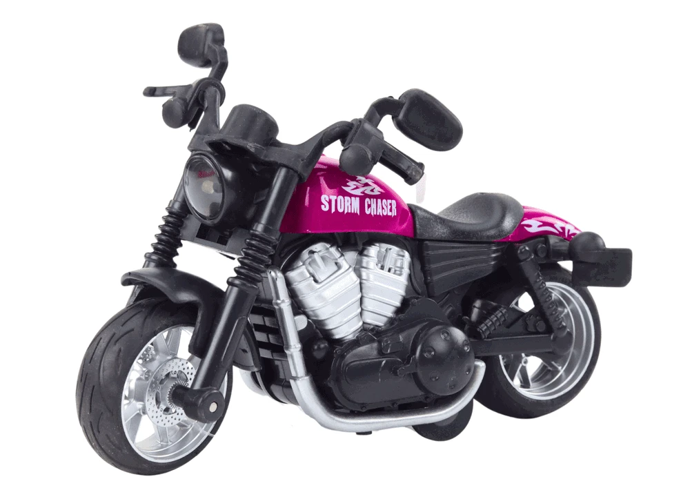 Lean Toys Vaikiškas Harley motociklas su trinties pavara