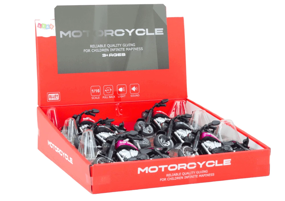 Lean Toys Vaikiškas Harley motociklas su trinties pavara