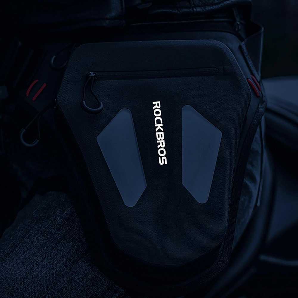 Rockbros Motociklo krepšys kojoms, šlaunims, juosmeniui, pečiams – juodos spalvos