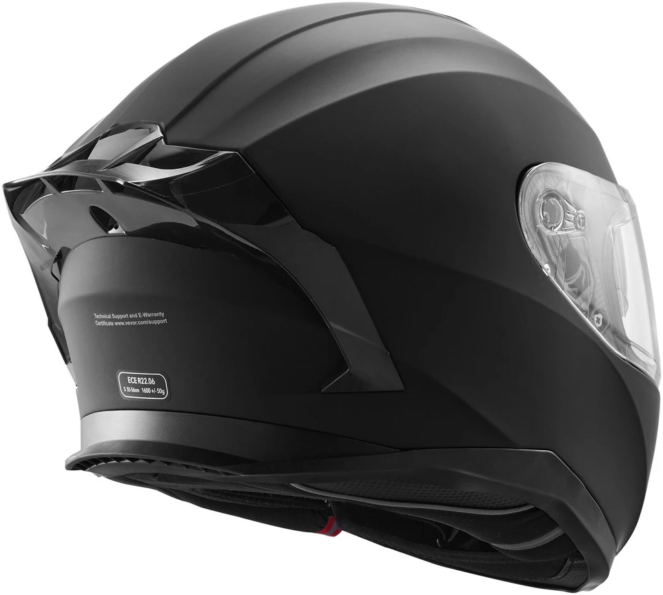 VEVOR Pilno veido motociklininko šalmas su „Bluetooth“ lizdu