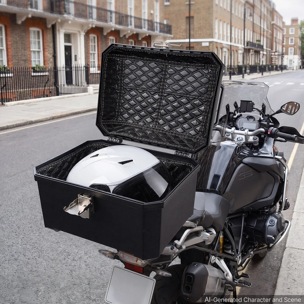 VEVOR Universalus motociklo galinis bagažinis 45 l