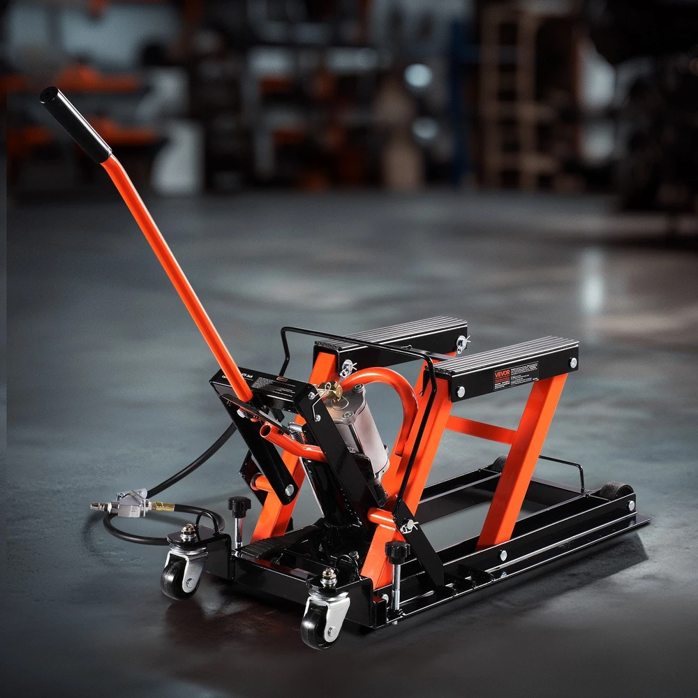 VEVOR 1500 kg hidraulinis ir pneumatinis motociklo keltuvas