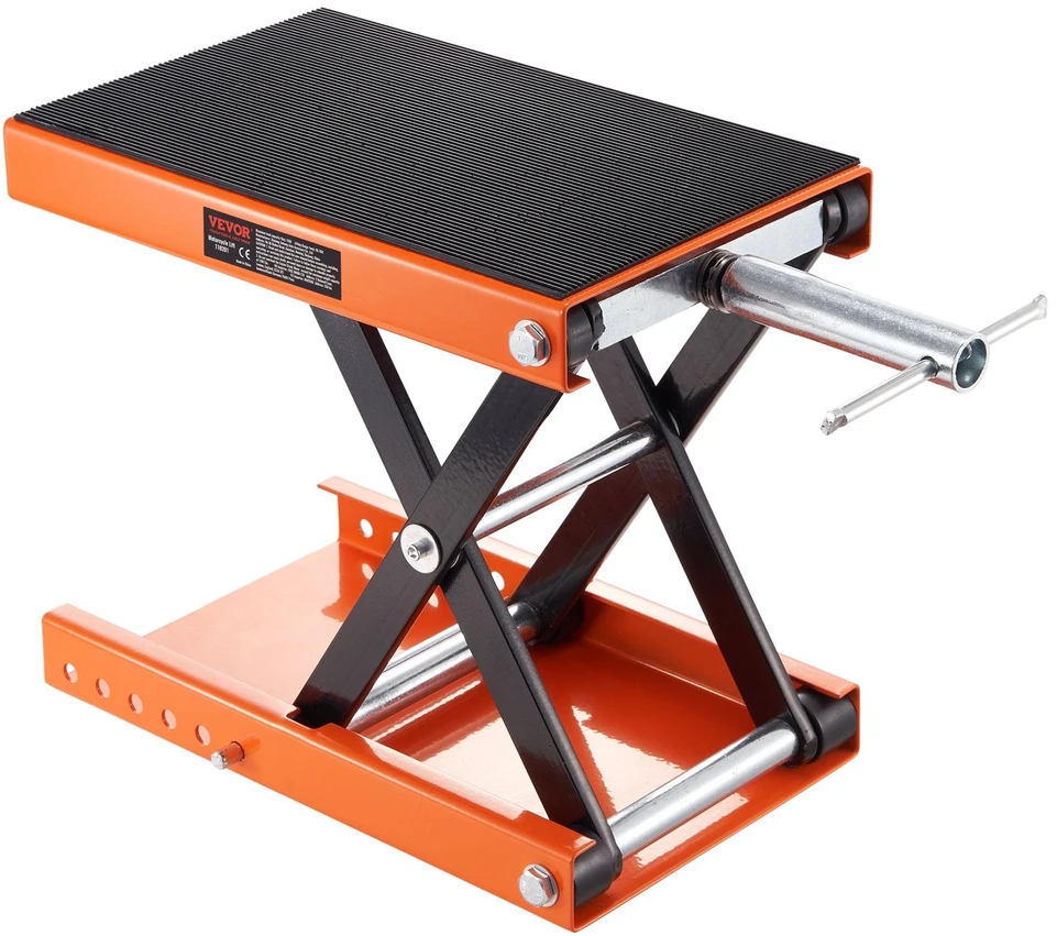 VEVOR Motociklų žirklinis keltuvas 500 kg plataus stovo