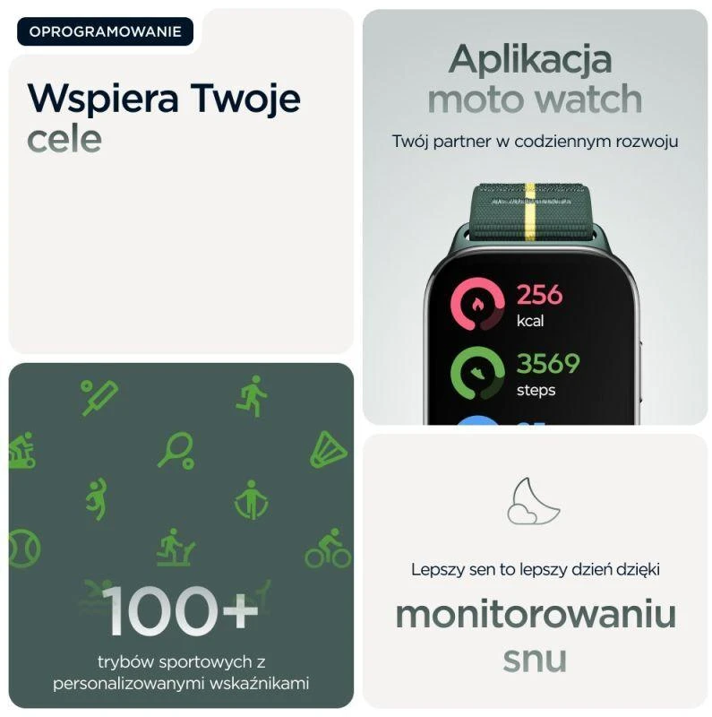 Motorola Moto laikrodis tinka