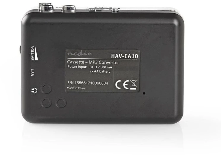 NEI Nedis ACGRU100GY MP3 / MP4 grotuvas Pilka
