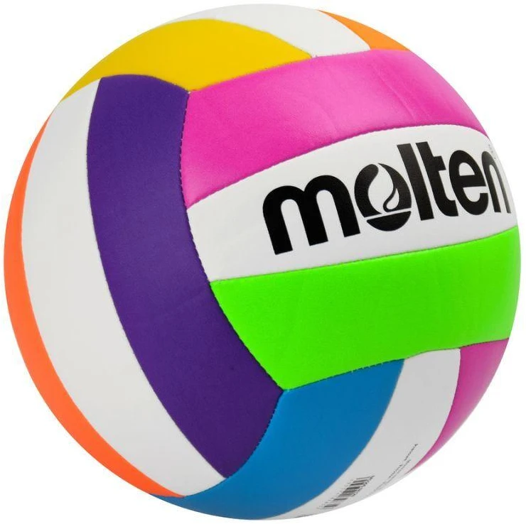 Tinklinio kamuolys beach leisure MOLTEN MS500-NEON sint. oda 5d.