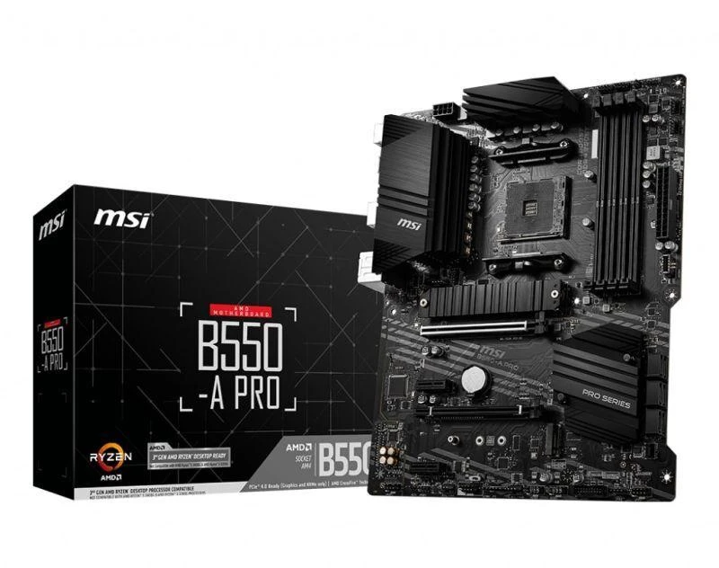 MSI B550-A PRO pagrindinė plokštė