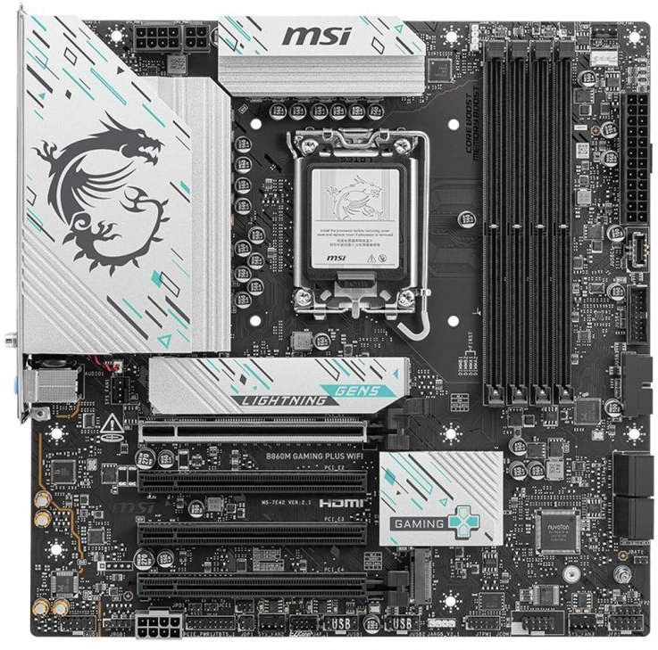 MSI B860M GAMING PLUS WIFI pagrindinė plokštė
