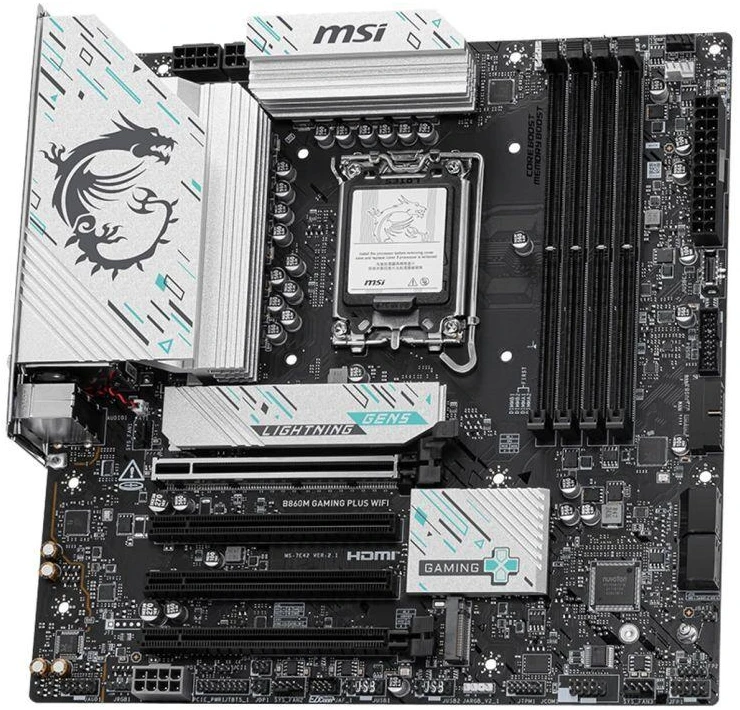 MSI B860M GAMING PLUS WIFI pagrindinė plokštė