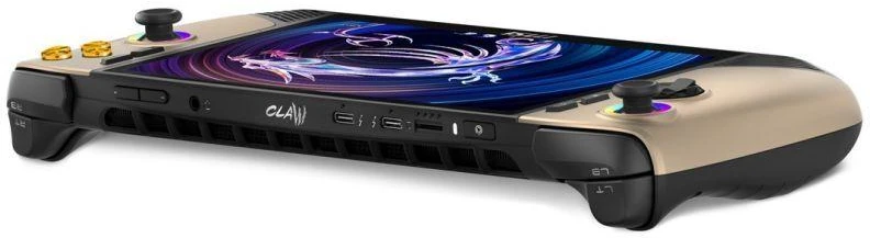 MSI Claw 8 AI+ A2VM-037PL portable game console 20.3 cm (8") 1 TB Jutiklinis ekranas Wi-Fi rusvai gelsvas