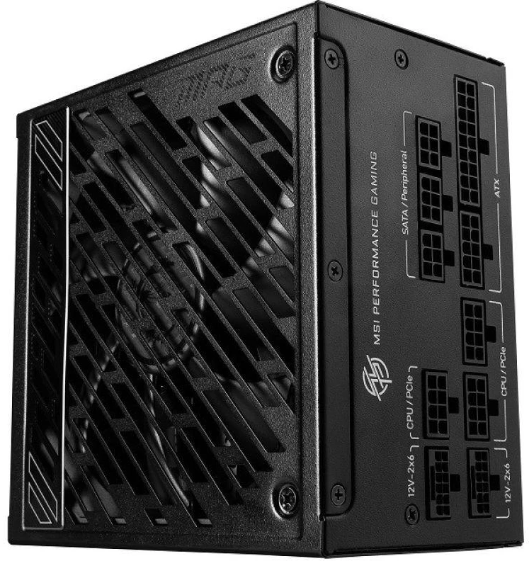 MSI MPG A1250GS 1250W PCIE5 80+ Gold maitinimo šaltinis (306-7ZPFX11-CE0)