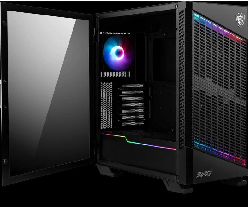 Ausinės MSI MPG VELOX 100P AIRFLOW korpusas