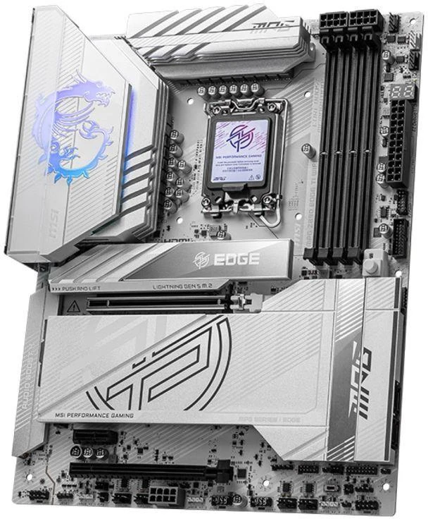 MSI MPG Z890 EDGE TI WIFI pagrindinė plokštė, Intel Z890, LGA 1851 (Socket V1), ATX