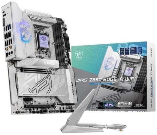 MSI MPG Z890 EDGE TI WIFI pagrindinė plokštė, Intel Z890, LGA 1851 (Socket V1), ATX
