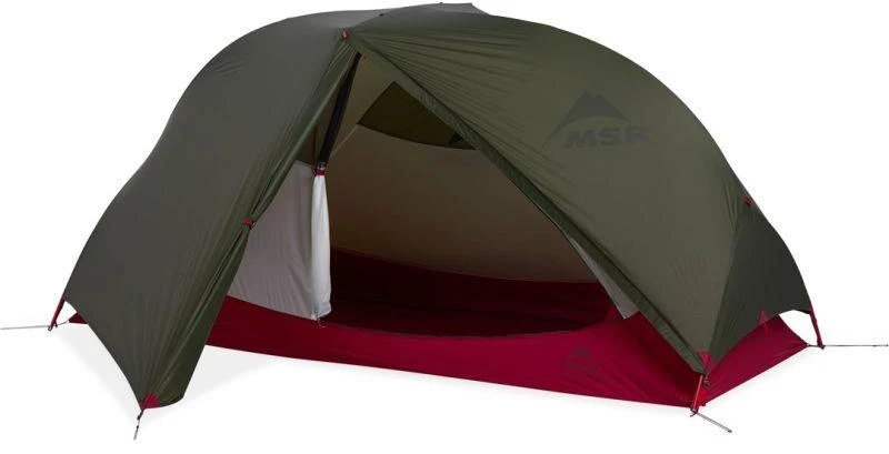 Vienvietė palapinė ant dviračio MSR Hubba Hubba Bikepack 1