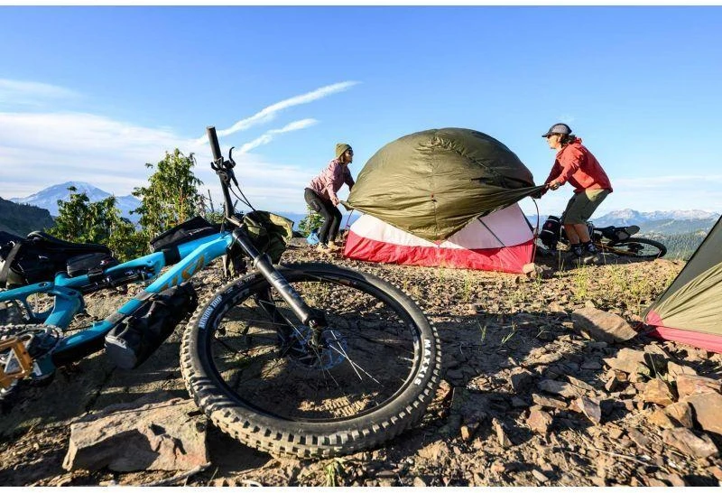 Dvivietė palapinė ant dviračio MSR Hubba Hubba Bikepack 2