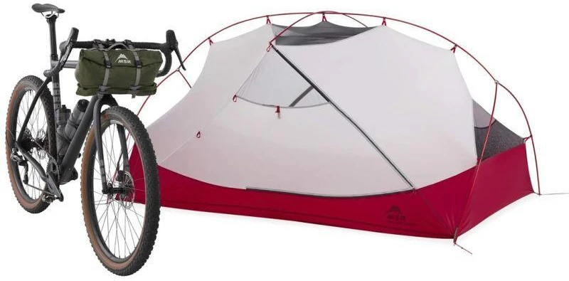 Dvivietė palapinė ant dviračio MSR Hubba Hubba Bikepack 2