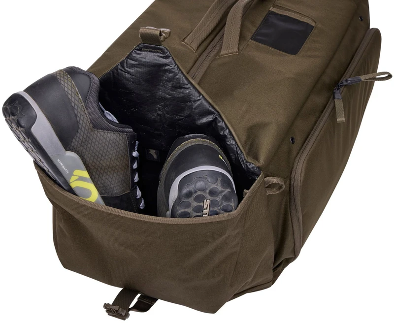 MTB įrangos krepšys Thule Roundtrip 70L, tamsiai chaki