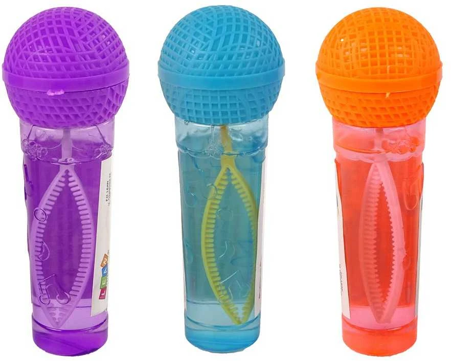 Muilo burbulai mikrofono formos, 40 ml, 3 spalvos