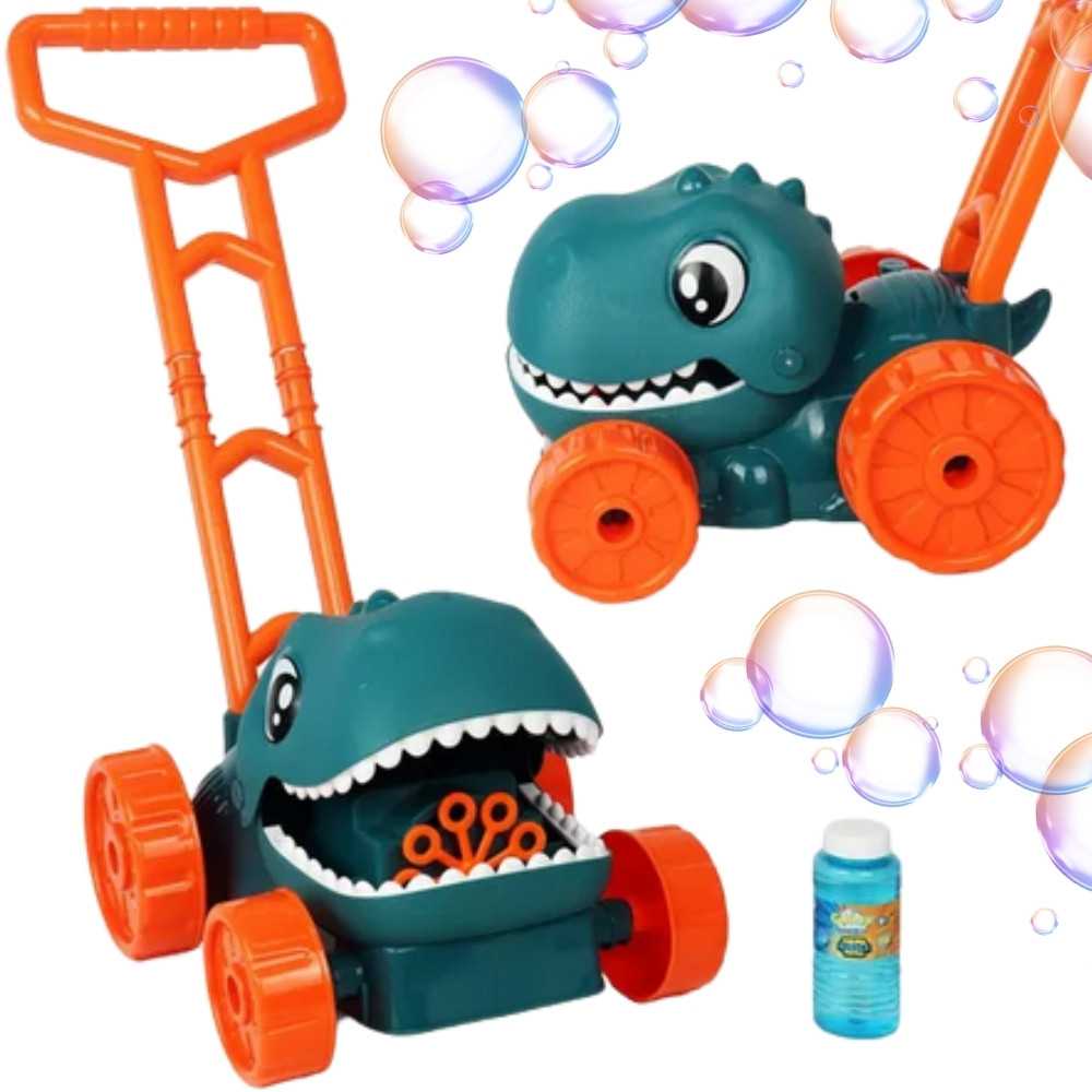 WOOPIE 53323 Dino muilo burbulinė vejapjovė dinozauras + skystis