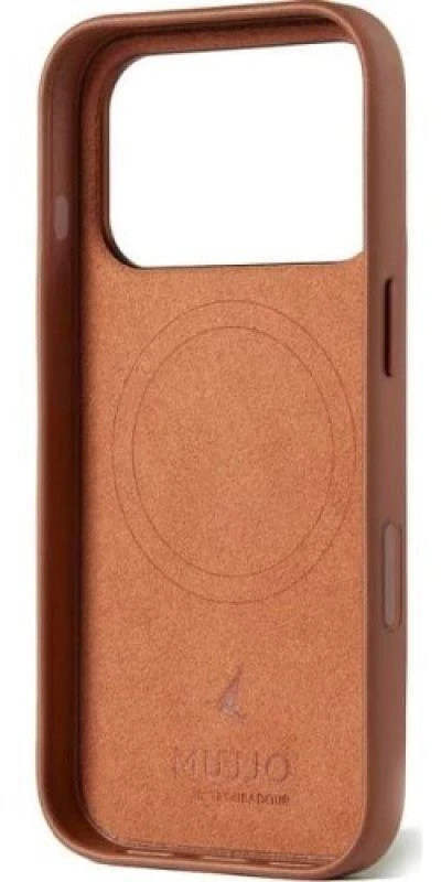 Mujjo Full Odinis dėklas MagSafe Case for iPhone 17 Pro Brown