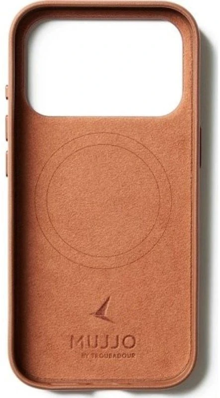 Mujjo Full Odinis dėklas MagSafe Case for iPhone 17 Pro Brown